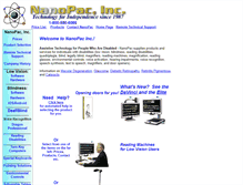 Tablet Screenshot of nanopac.info